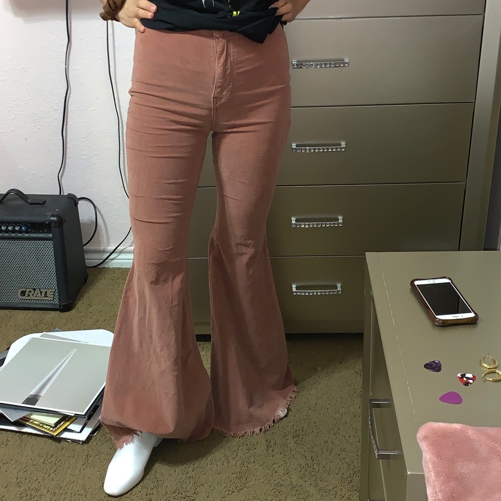 Free people flared corduroy pants